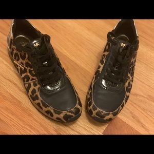 Michael Kors leopard sneakers